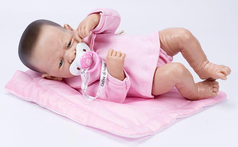 BEBE CON SEXO Y ALMOHADA 38CM