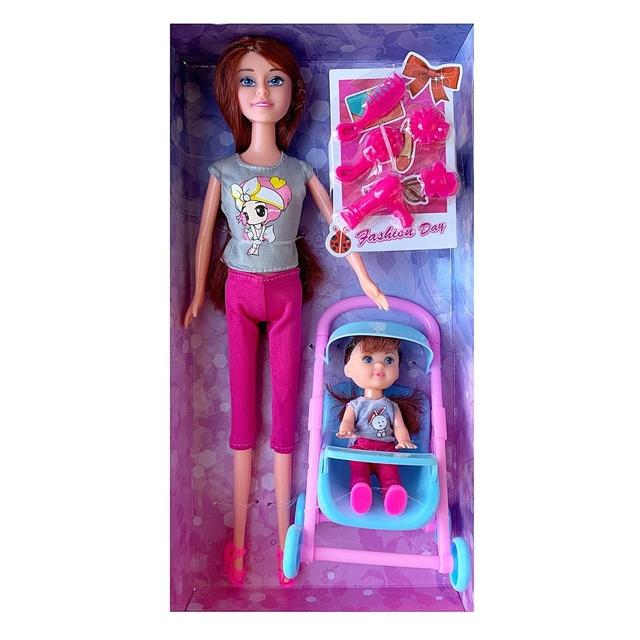 FLACA CON CARRITO BEBE