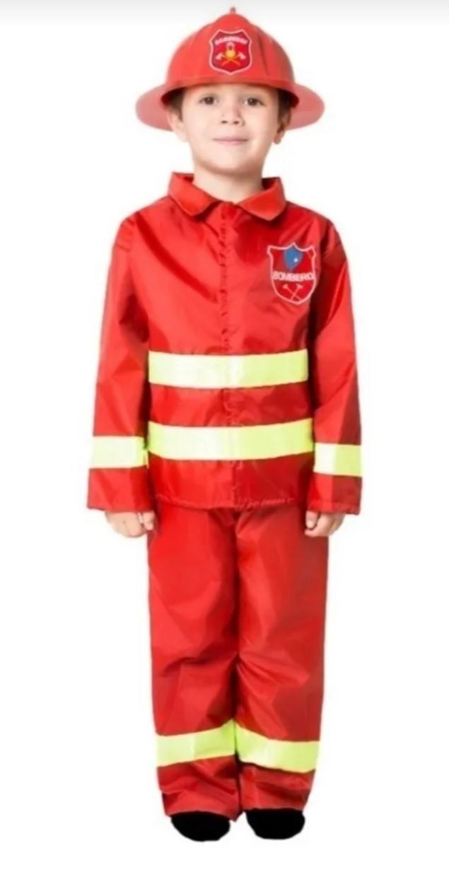 DISFRAZ BOMBERO T-2
