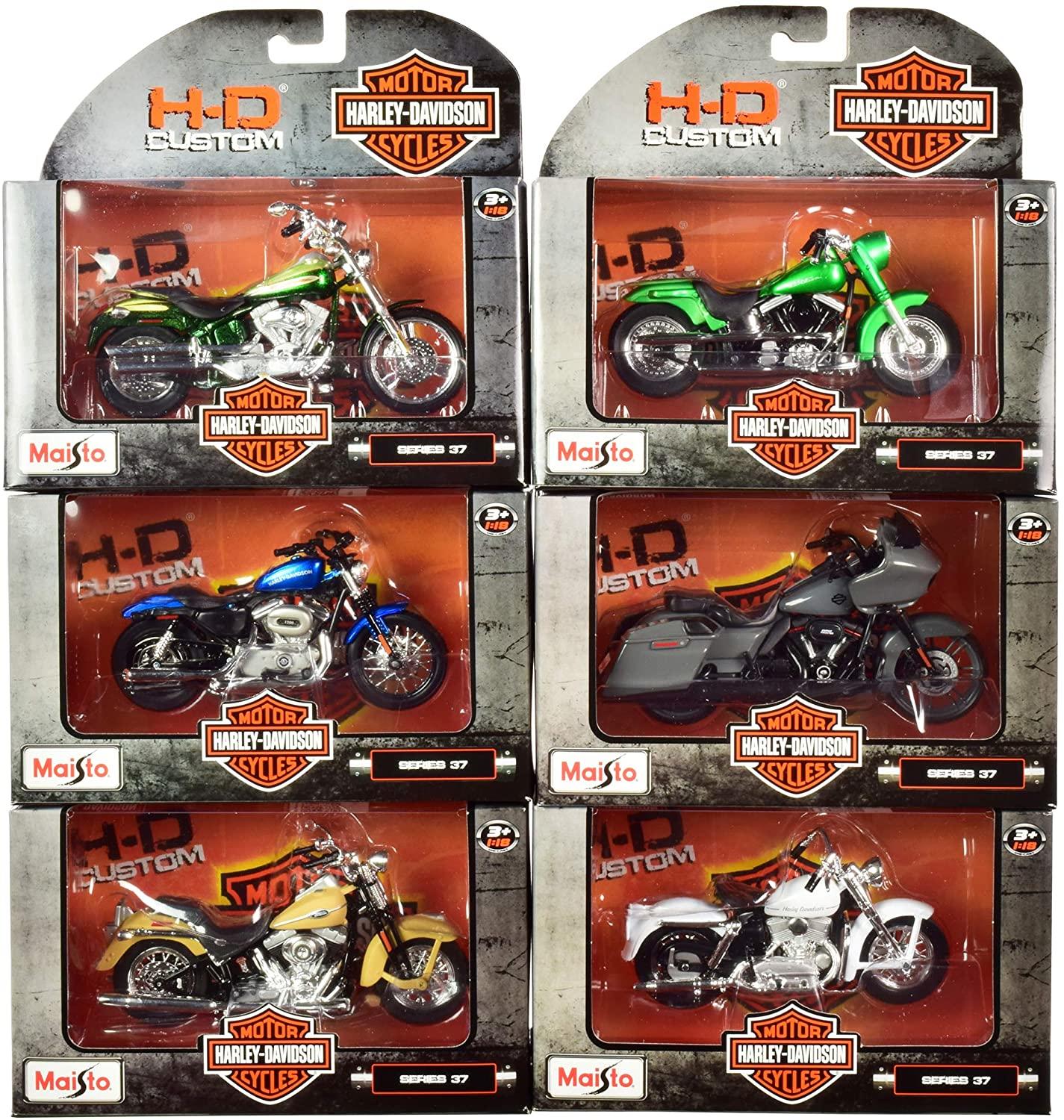 MOTO HARL-DAVIDSON 1:18 MAISTO - MODELOS SURTIDOS  -