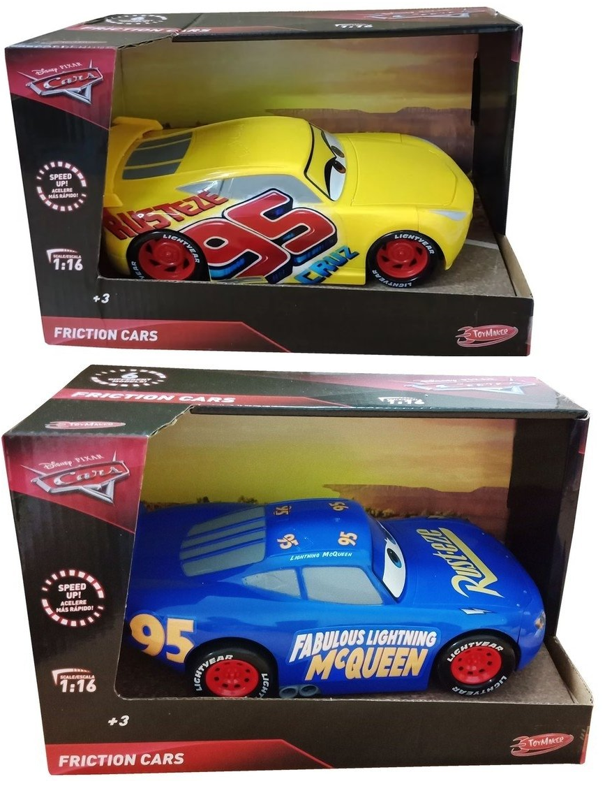 AUTO CARS 3 A FRICCION MEDIANO EN CAJA