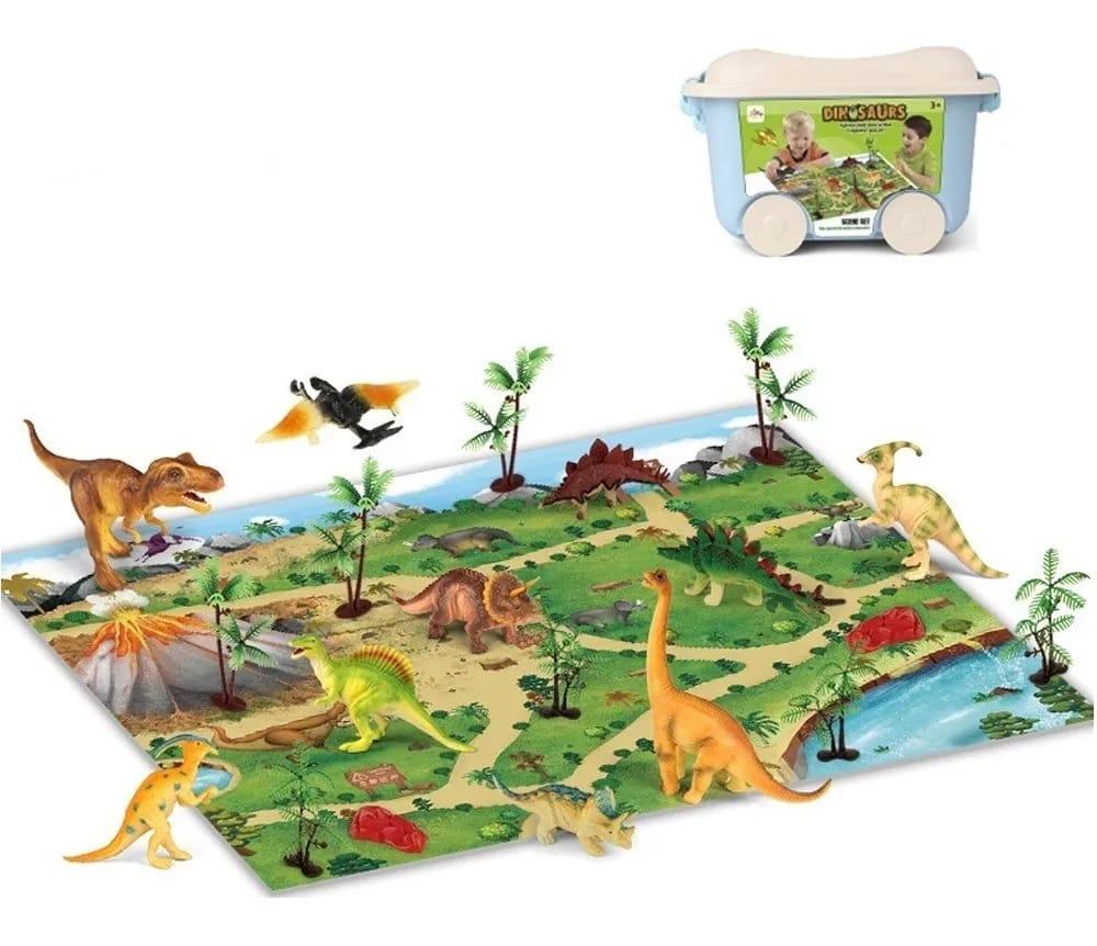 MANTA DINOSAURIOS EN VALIJA