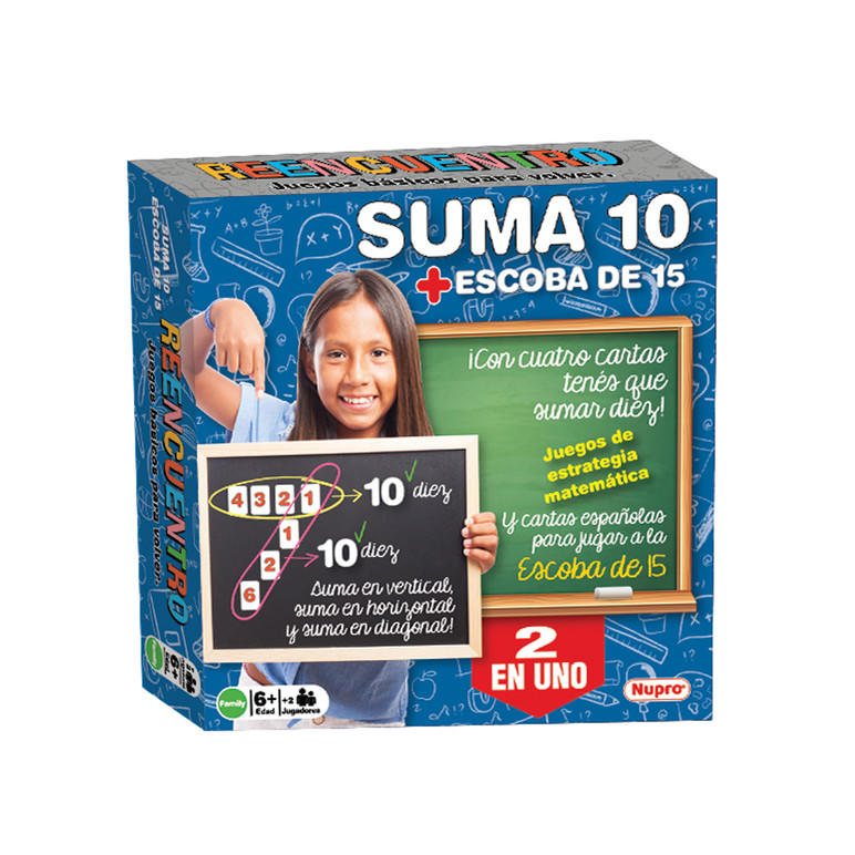 SUMA 10 + ESCOBA DEL 15 2EN1