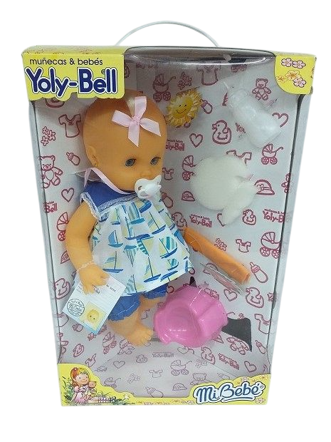 BEBE CHICO CON PELELA EN CAJA - MODELOS SURTIDOS