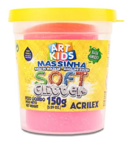 MASA X1 ROSA C/GLITTER