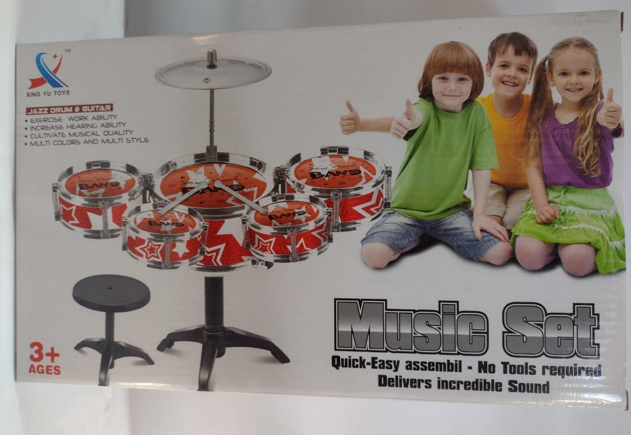 BATERIA MEDIANA 5 TAMBORES C/ASIENTO