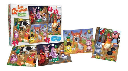 4 PUZZLES GRANJA DE ZENON