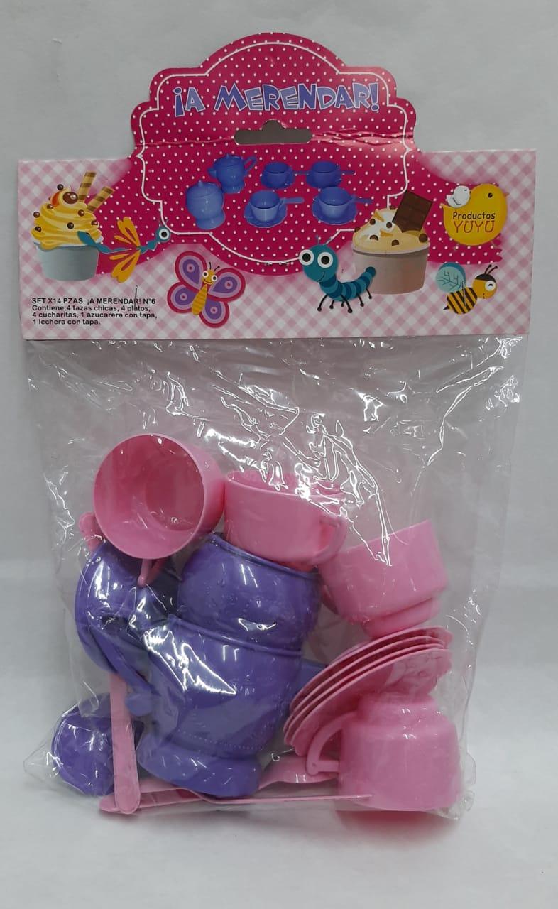 JUEGO DE TE X 14 PIEZAS EN BOLSA