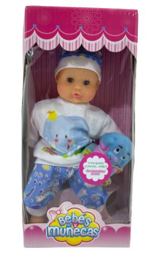 BEBE LUCAS HABLA EN EN CAJA 35 CM