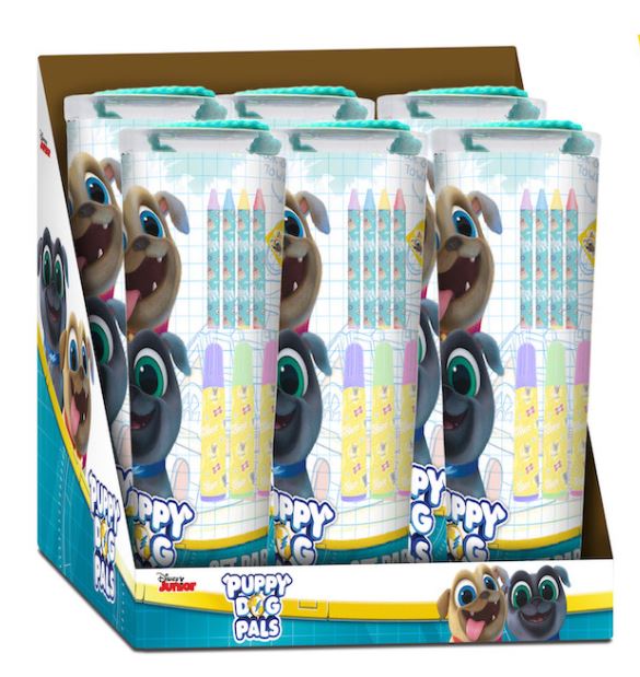 SET ARTE EN TUBO CHICO PUPPY DOG PALS