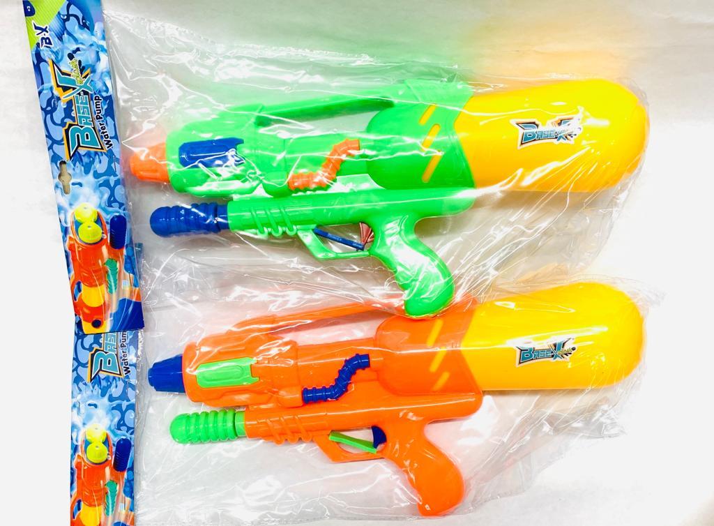 PISTOLA DE AGUA 38CM C/BOMBEADOR