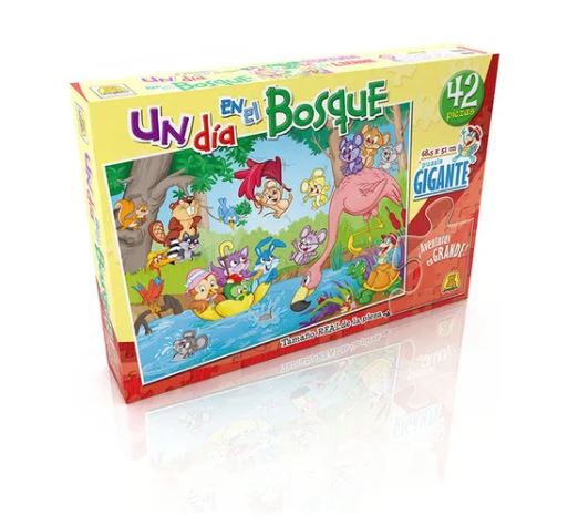 PUZZLE X42 PIEZAS UN DIA EN EL BOSQUE