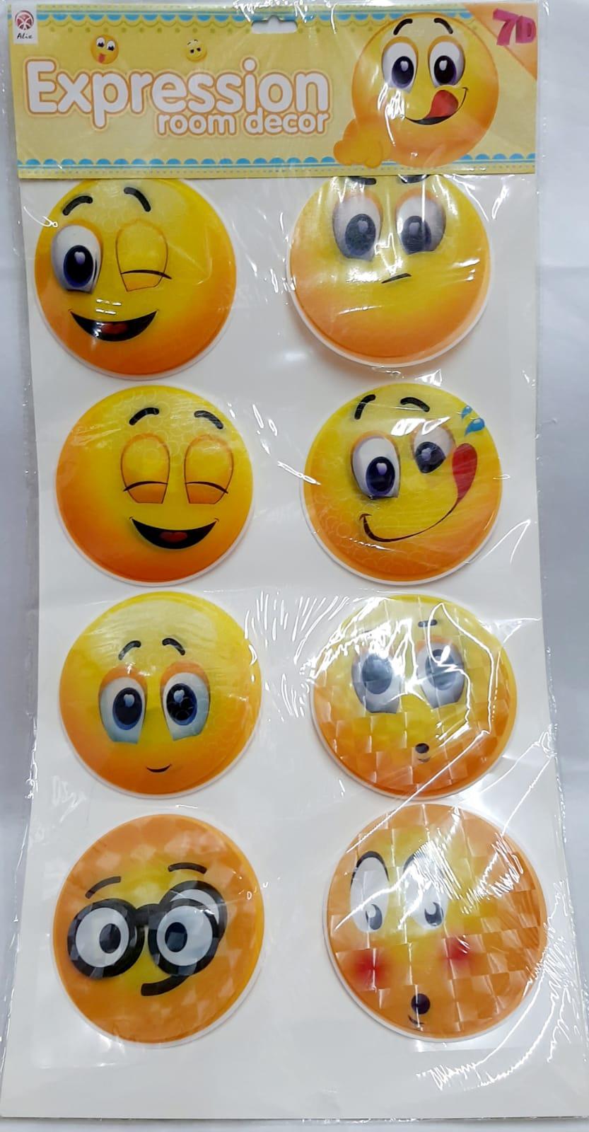 STICKERS EMOJI 3D GRANDE (16301/16302) - MODELOS SURTIDOS