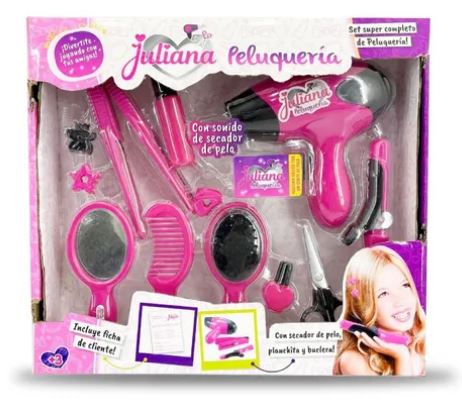 JULIANA SET PELUQUERIA CON LUZ Y SONIDO