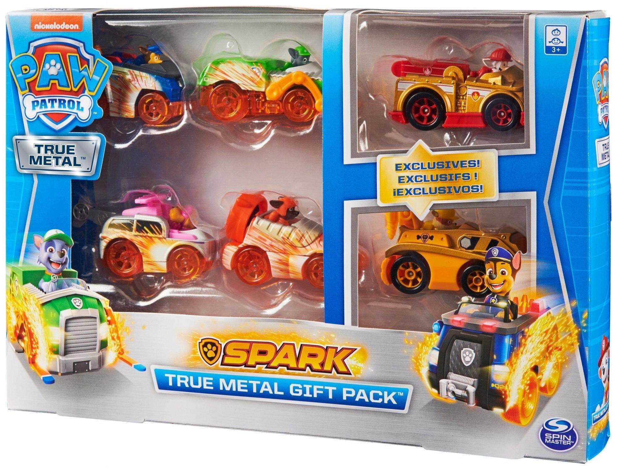PAW PATROL VEHICULOS DE METAL X 6 EN CAJA