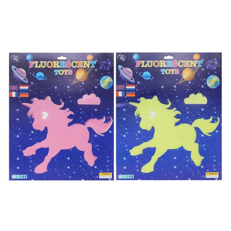 STICKERS UNICORNIO GLOW IN THE DARK