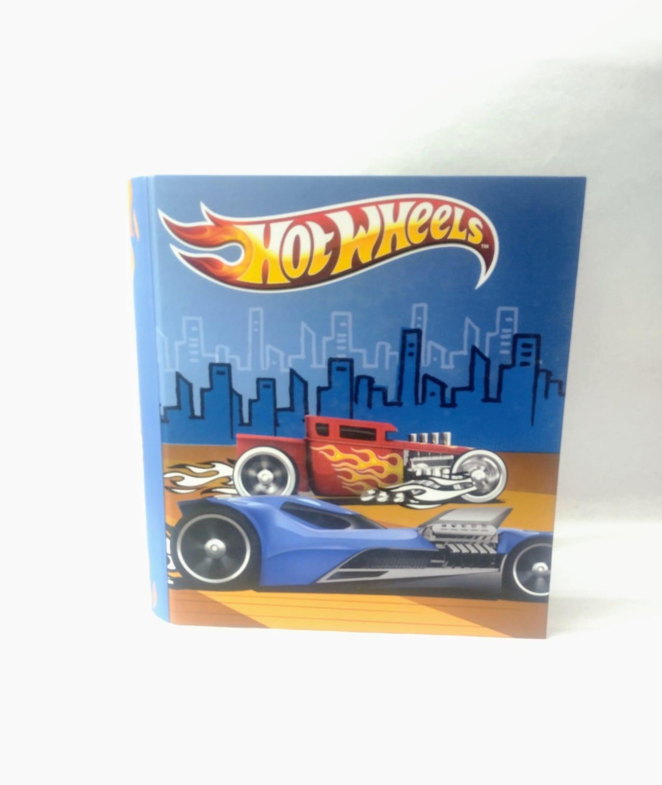CARPETA 3 ANILLOS HOT WHEELS