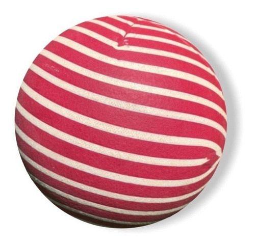 PELOTA DE GOMA N4 RAYADA