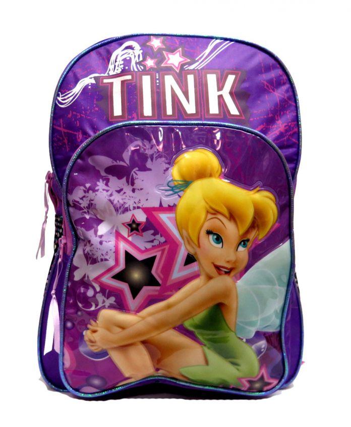 MOCHILA ESPALDA TINKERBELL C/BOLSILLO