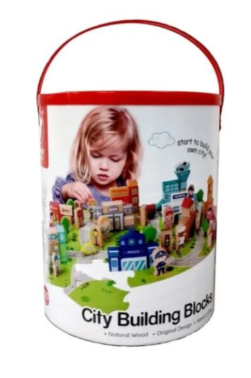 BALDE CON BLOCKS MADERA CITY X 120PZS