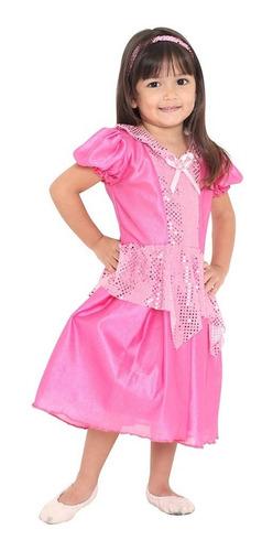 DISFRAZ DE REINA BEBE ROSA