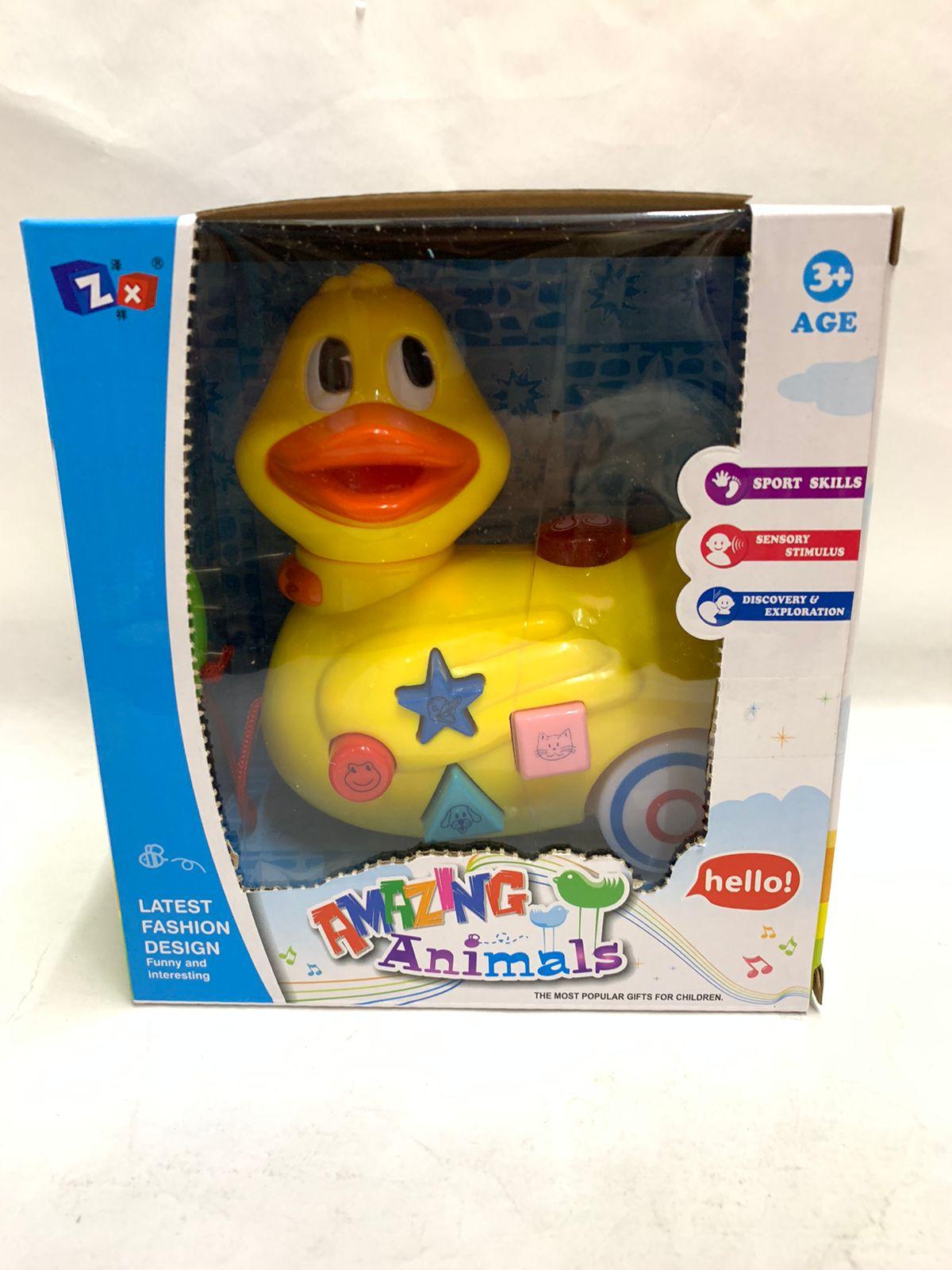 PATO ARRASTRE CON LUZ Y SONIDO
