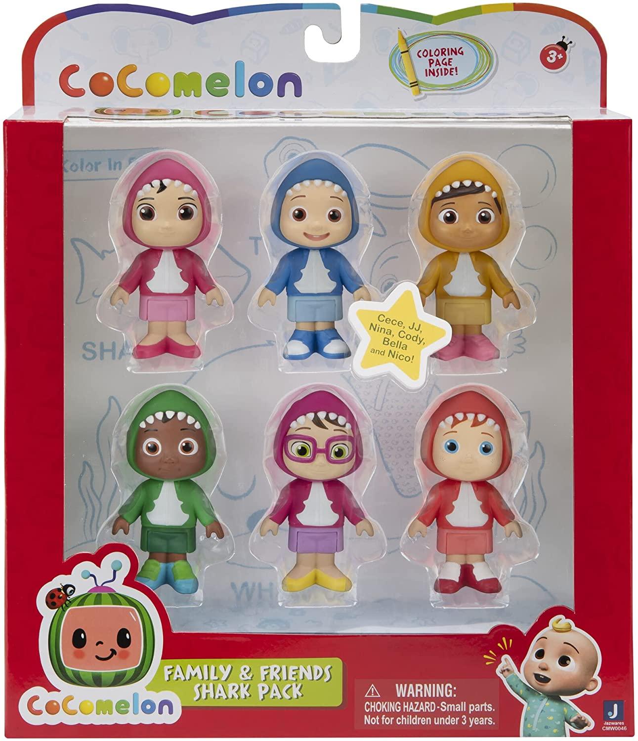 COCOMELON 6 PIEZAS FAMILIA Y AMIGOS