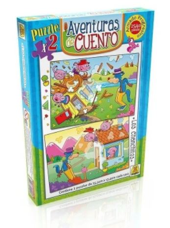 PUZZLE X 25 - X 40 PZAS LOS CHANCHITOS