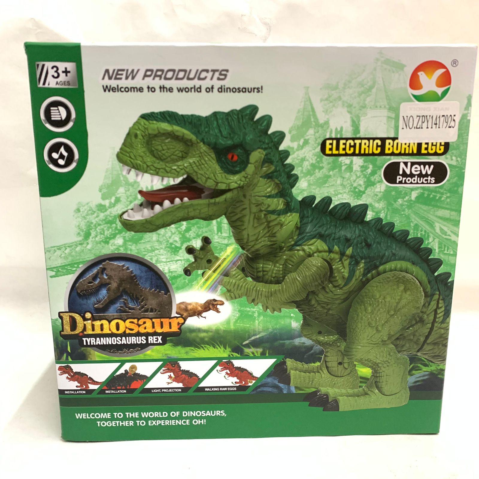 DINOSAURIO A PILA CON HUEVO