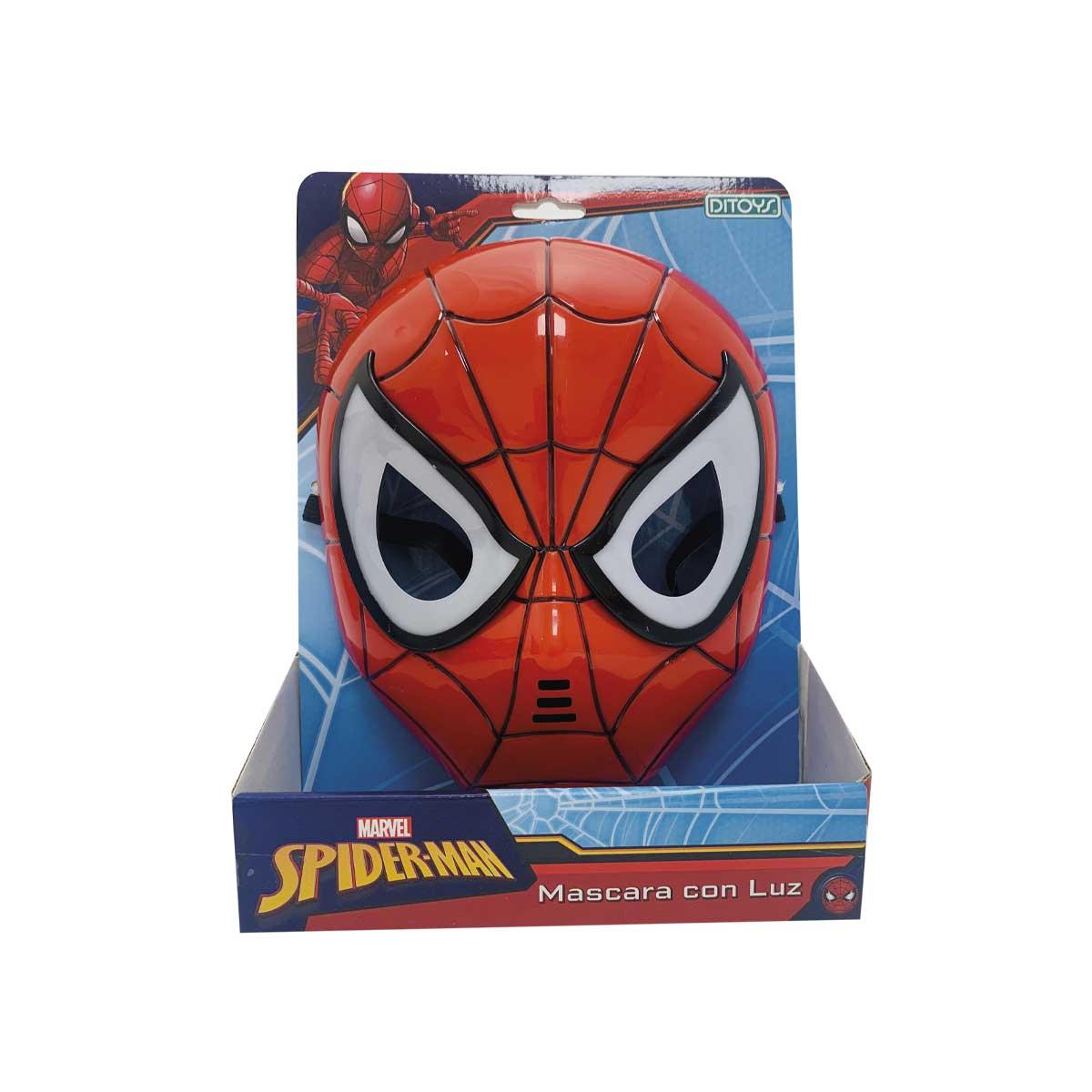 MASCARA CON LUZ DE SPIDERMAN