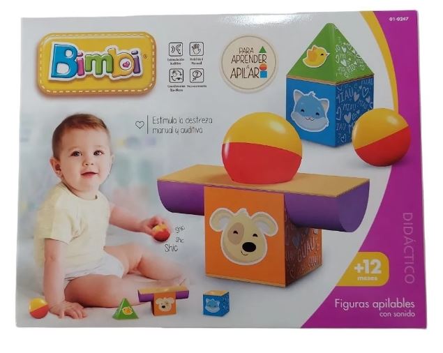 BIMBI APILABLES CON SONIDO 6 PZAS