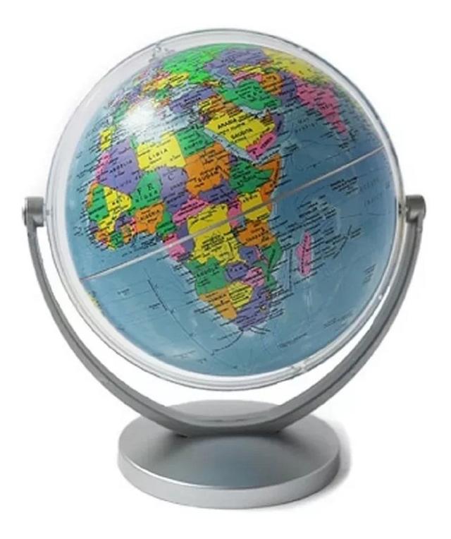 GLOBO TERRAQUEO 14CM POLITICO MULTIGIRO