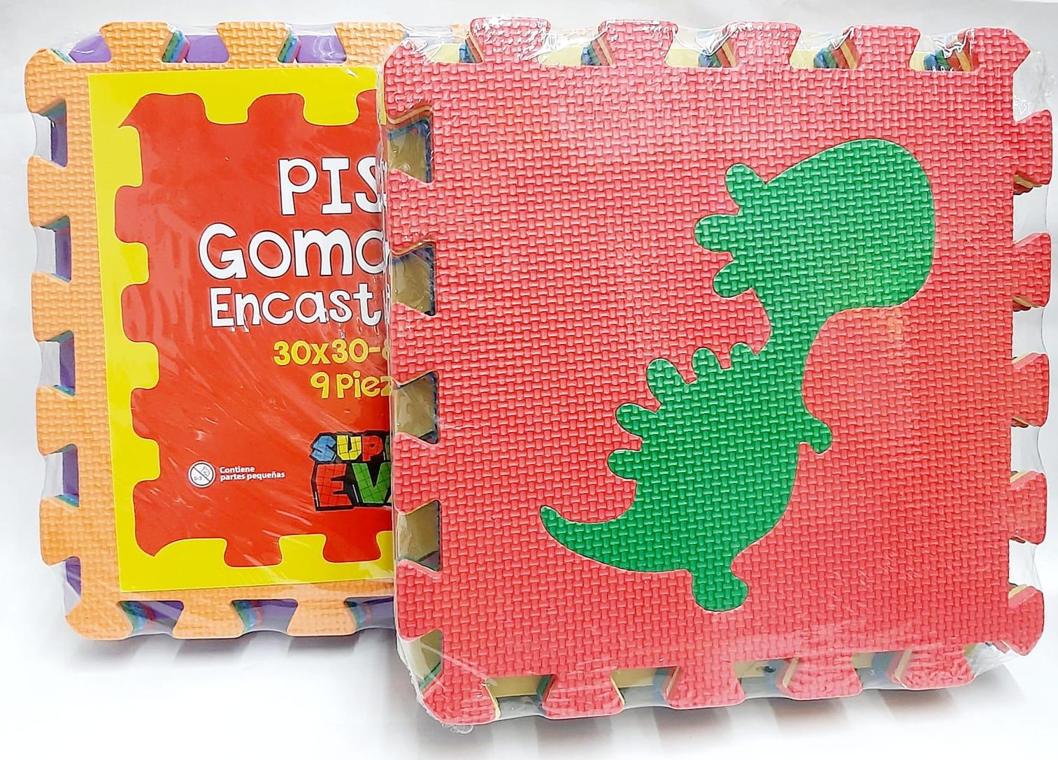 PISO GOMA EVA DINOSAURIO 9 PZS