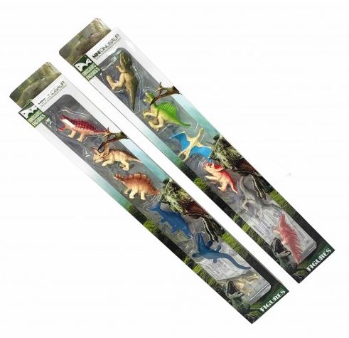 SET DE 6 DINOSAURIOS EN CAJA