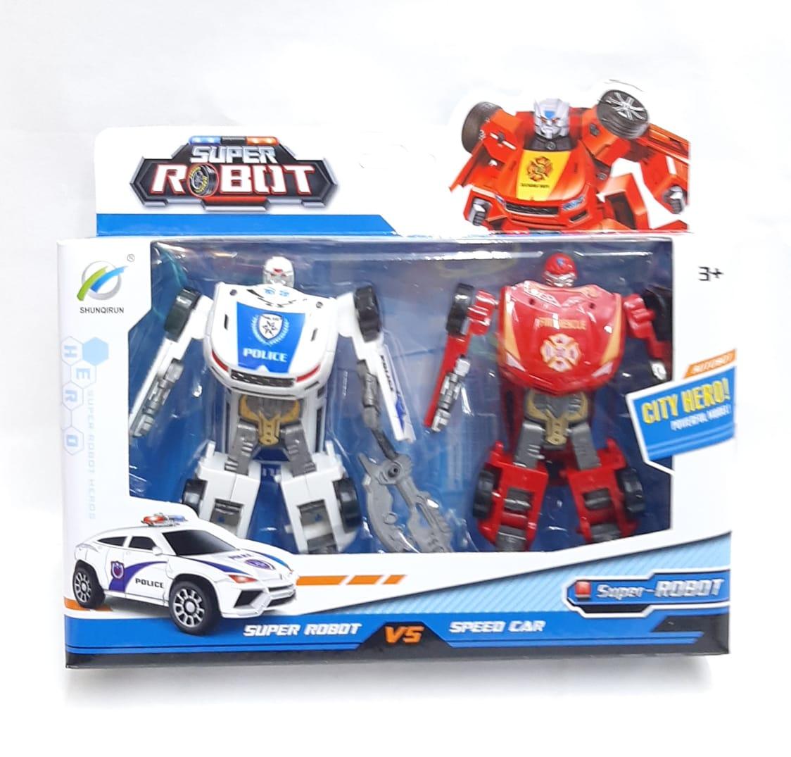 TRANSFORMERS X2 EN CAJA SUPER ROBOT