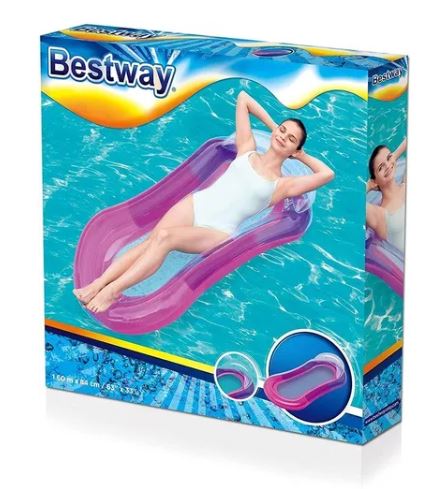 COLCHONETA INFLABLE OVAL 160CM EN CAJA