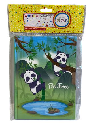 DIARIO PANDA 18X13CM