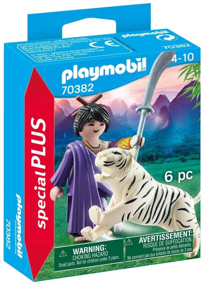 PLAYMOBIL LUCHADOR ASIATICO CON TIGRE SPECIAL PLUS