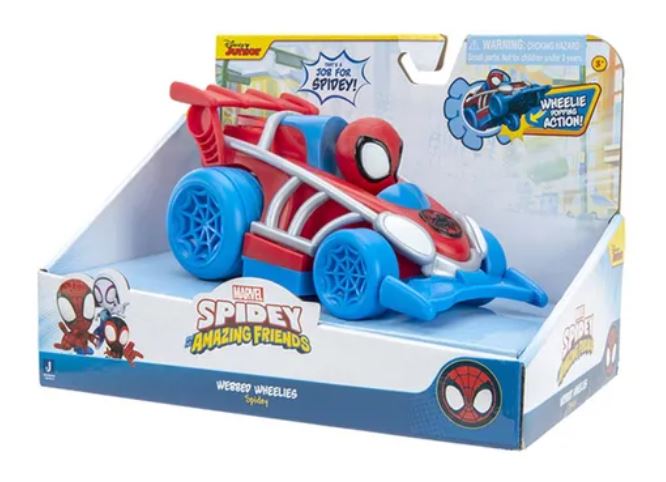 VEHICULO PULL BACK SPIDEY AMAZING