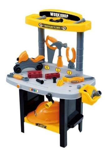 BANCO DE HERRAMIENTAS GRANDE CON CASCO 67CM