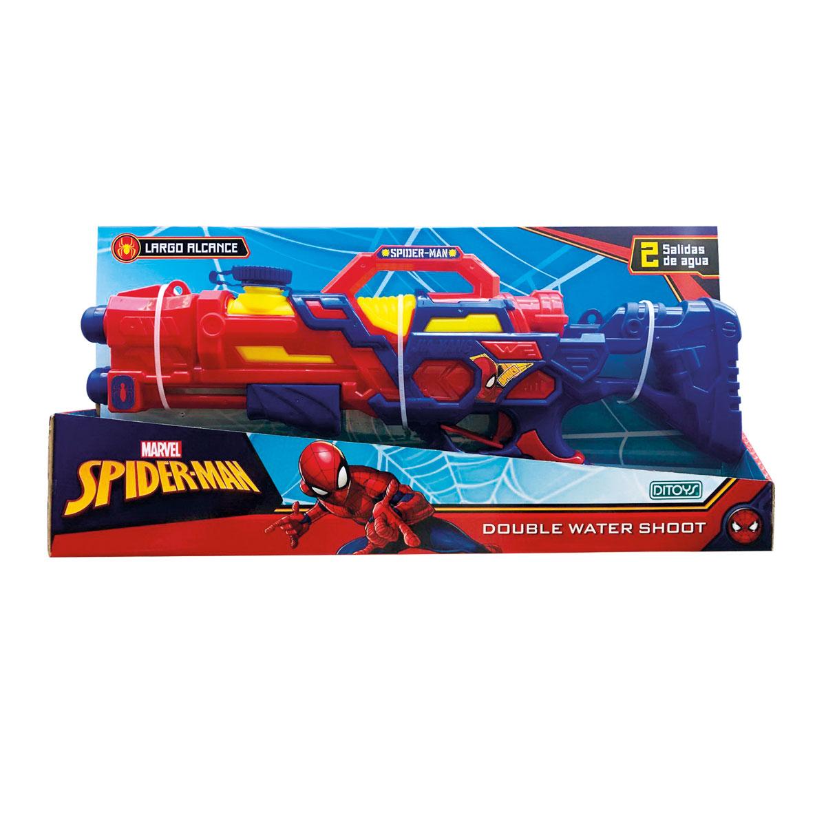 PISTOLA DOUBLE WATER SHOOT SPIDERMAN