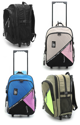 MOCHILA CARRO 18'' DIAGONAL - 4 COLORES -