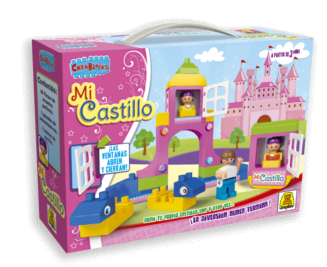 CREABLOCKS CASTILLO 25 PIEZAS EN CAJA