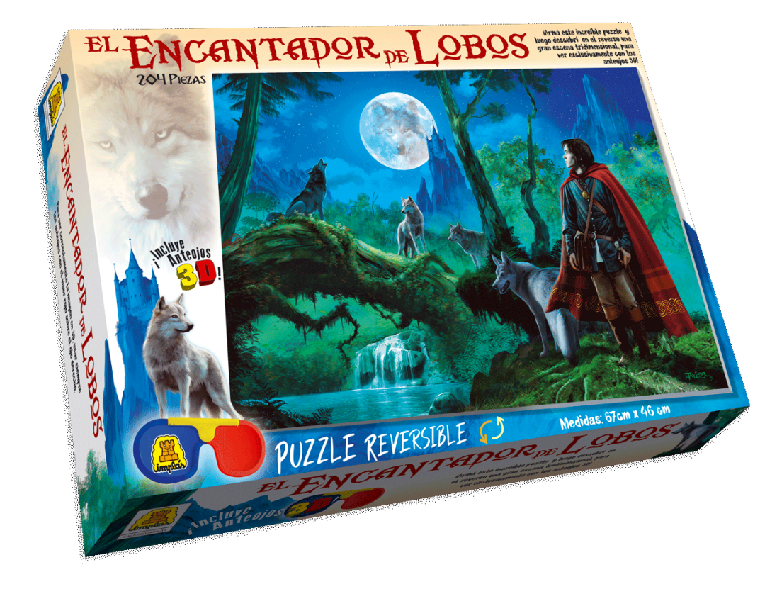 PUZZLE 3D EL ENCANTADOR DE LOBOS 204 PIEZAS