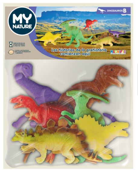 DINOSAURIOS X6 EN BOLSA (2434B)