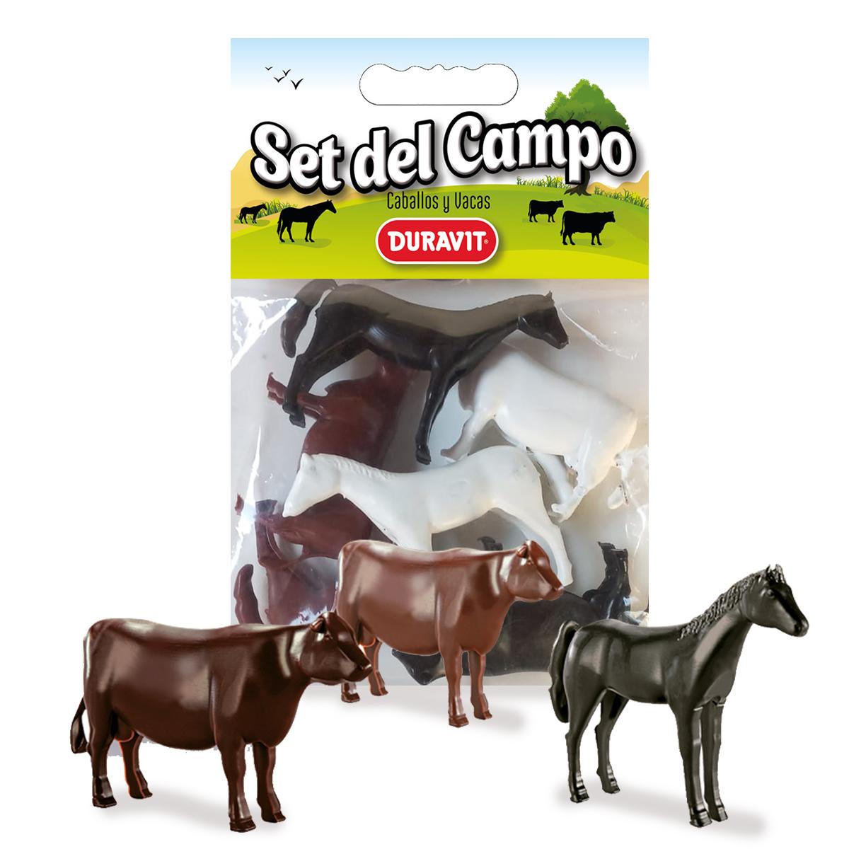 ANIMALES X 6 CABALLOS Y VACAS EN BOLSA