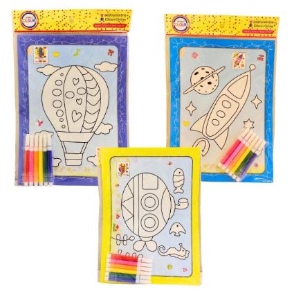 LAMINA PARA COLOREAR CON MARCADORES