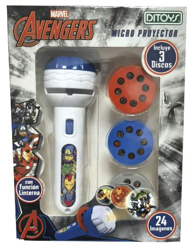 LINTERNA MICRO PROYECTOR AVENGERS