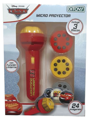 LINTERNA MICRO PROYECTOR CARS