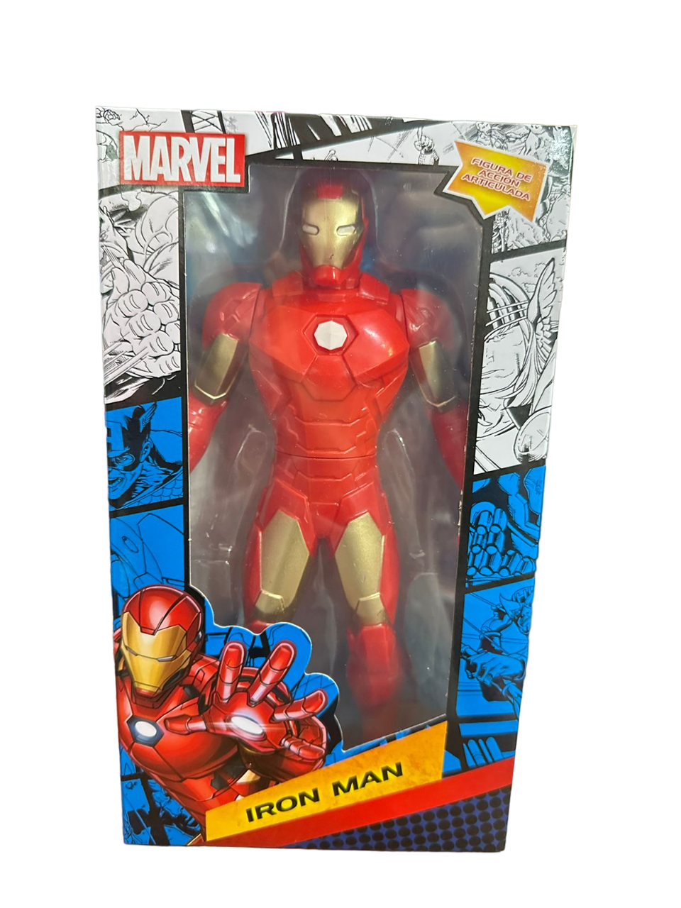 MUÑECO MARVEL IRON MAN EN CAJA